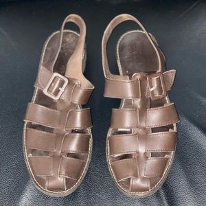 Robert Clergerie Woven Leather Women’s Sandal